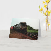 "Der Zug 8306" - Karte erhalten (Gelbe Blume)