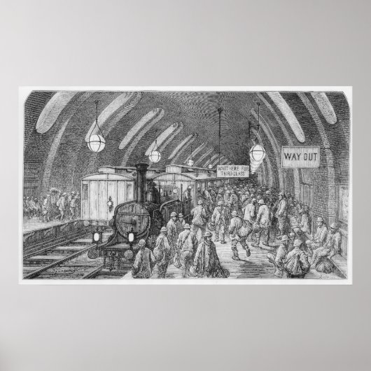 Der Zug der Arbeiter Poster (Vorne)