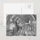 Der Zug der Arbeiter Postkarte (Vorne/Hinten)