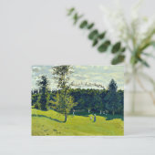 Der Zug im Land Postkarte (Stehend Vorderseite)