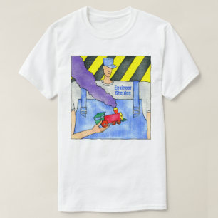 Der Zug-Ingenieur Sheldon T-Shirt