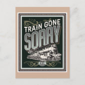 Der Zug ist leidgetan. eine Postkarte (Vorderseite)