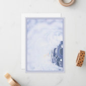 Der Zug © Mitteilungskarte (Vorderseite/Rückseite Beispiel)