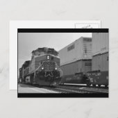 Der Zug Postkarte (Vorne/Hinten)