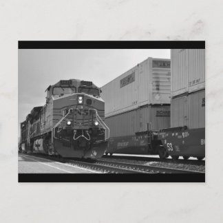 Der Zug Postkarte