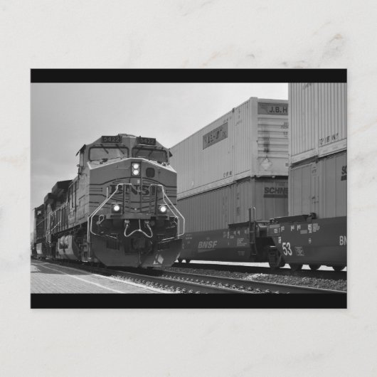 Der Zug Postkarte (Vorderseite)