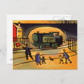 (Der Zug Postkarte) Postkarte (Vorne/Hinten)