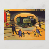 (Der Zug Postkarte) Postkarte (Vorderseite)