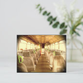 Der Zug [Postkarte] Postkarte (Stehend Vorderseite)