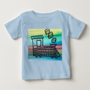 Der Zug-Shirt des Kleinkindes Baby T-shirt