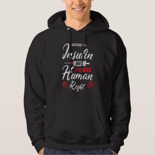 Der Zugang zu Insulin ist ein Mensch, der Recht au Hoodie