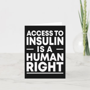 Der Zugang zu Insulin ist eine Diabetes Awaren, di Karte