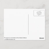 Der Zugang zum Hafen von Symi Island, Dodecan Postkarte (Rückseite)