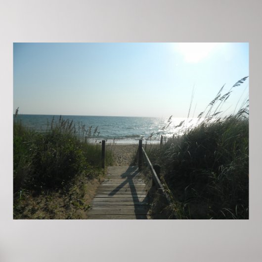 Der Zugang zum Strand Poster (Vorne)