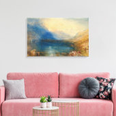 Der Zuger See Joseph Mallord William Turner Leinwanddruck (Insitu (Wohnzimmer))