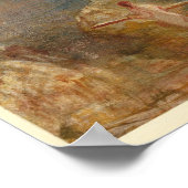 Der Zuger See Joseph Mallord William Turner Poster (Ecke)