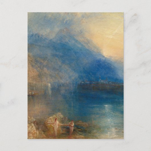 Der Zuger See Joseph Mallord William Turner Postkarte (Vorderseite)