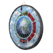 Der Zugführer Earth Multi-Target Dartboard Dartscheibe (Vorderseite rechts)