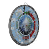 Der Zugführer Earth Multi-Target Dartboard Dartscheibe (Vorderseite Links)