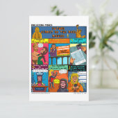 Der zukünftige Planet der Affen-Filme Dankeskarte (Stehend Vorderseite)