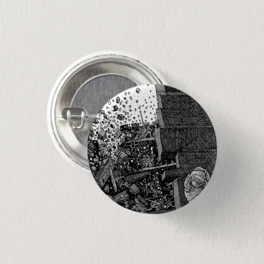 Der Zusammenbruch Button (Vorne & Hinten)