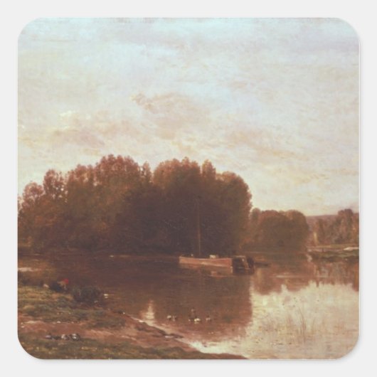 Der Zusammenhang Quadratischer Aufkleber (Vorderseite)