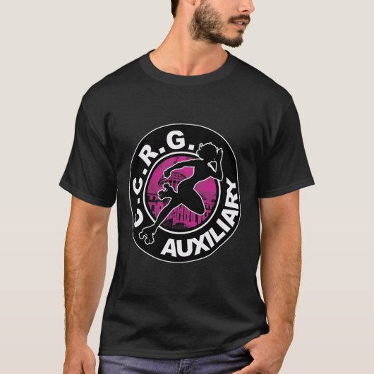 Der zusätzliche schwarze T - Shirt CCRG Männer (Vorderseite)