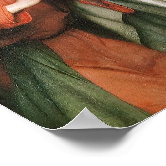 Der Zweifel an Thomas von Carl Bloch Print Poster (Ecke)