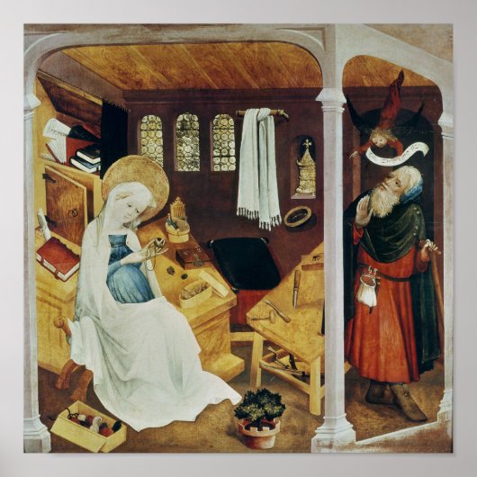 Der Zweifel des hl. Josef, c.1410-20 Poster (Vorne)