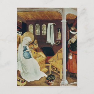Der Zweifel des hl. Josef, c.1410-20 Postkarte