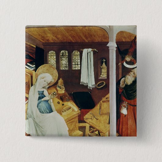 Der Zweifel von St Joseph, c.1410-20 Button (Vorderseite)