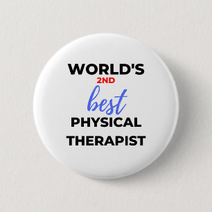 Der zweitbeste Physiotherapeut der Welt 2 Button