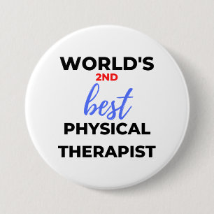Der zweitbeste Physiotherapeut der Welt 2 Button