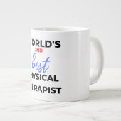 Der zweitbeste Physiotherapeut der Welt 2 Jumbo-Tasse (Vorderseite Rechts)