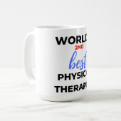 Der zweitbeste Physiotherapeut der Welt 2 Kaffeetasse (Vorderseite Links)