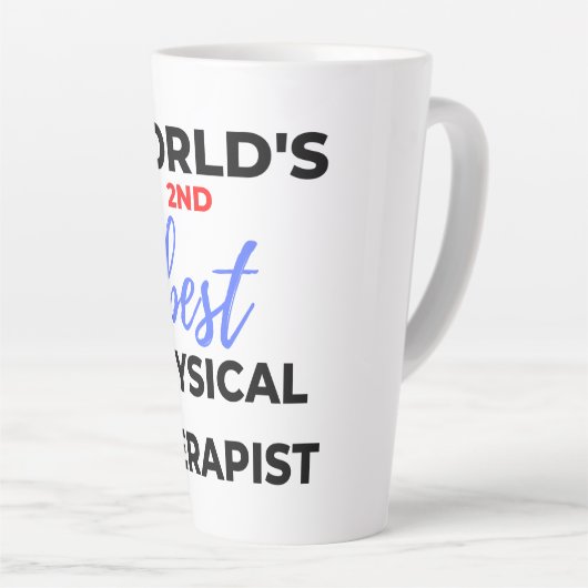 Der zweitbeste Physiotherapeut der Welt 2 Milchtasse (Rechte Ecke)