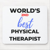 Der zweitbeste Physiotherapeut der Welt 2 Mousepad (Vorne)