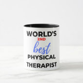 Der zweitbeste Physiotherapeut der Welt 2 Tasse (Zentrum)