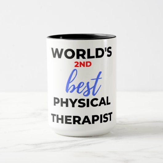 Der zweitbeste Physiotherapeut der Welt 2 Tasse (Zentrum)