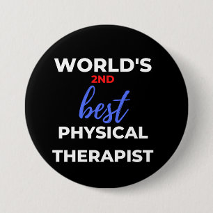 Der zweitbeste Physiotherapeut der Welt Button