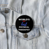 Der zweitbeste Physiotherapeut der Welt Button (Beispiel)