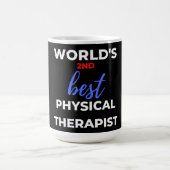 Der zweitbeste Physiotherapeut der Welt Kaffeetasse (Mittel)