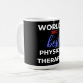 Der zweitbeste Physiotherapeut der Welt Kaffeetasse (Vorderseite Links)