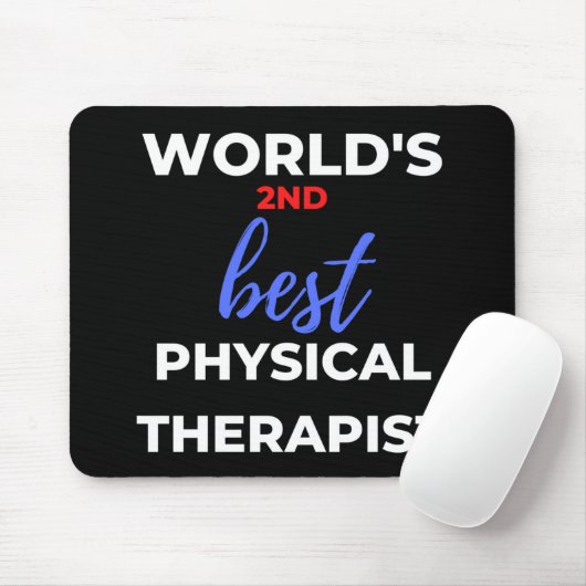 Der zweitbeste Physiotherapeut der Welt Mousepad (Mit Mouse)