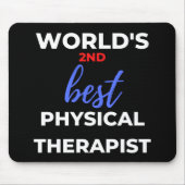 Der zweitbeste Physiotherapeut der Welt Mousepad (Vorne)