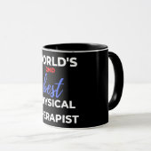Der zweitbeste Physiotherapeut der Welt Tasse (VorderseiteRechts)