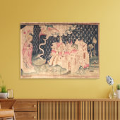 Der zweite Engel kündigt den Fall Babylons an Leinwanddruck (Insitu (Wohnzimmer))