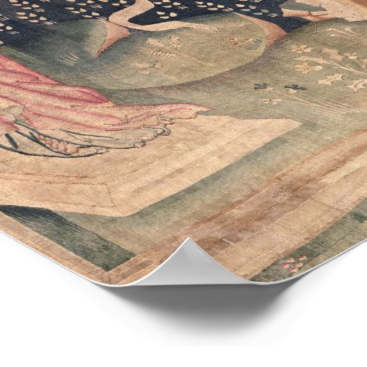 Der zweite Engel kündigt den Fall Babylons an Poster (Ecke)