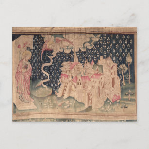 Der zweite Engel kündigt den Fall Babylons an Postkarte