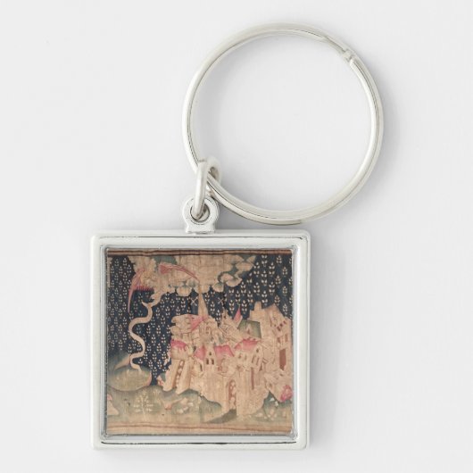 Der zweite Engel kündigt den Fall von Babylon an Schlüsselanhänger (Vorne)